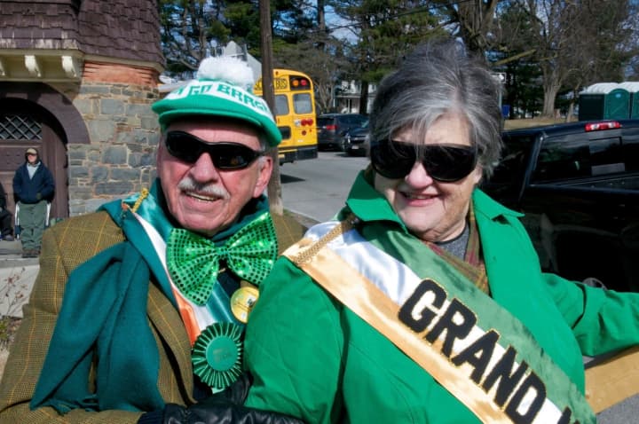Eileen Sassmann (R) said that being Grand Marshal at Saturday&#x27;s Dutchess County St. Patrick&#x27;s Day Parade was one of the few things left on her &#x27;Bucket List.&#x27;