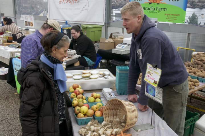 Westport hosts its Winter Farmers Market Saturdays through March at Gilbertie&#x27;s Herb Garden.