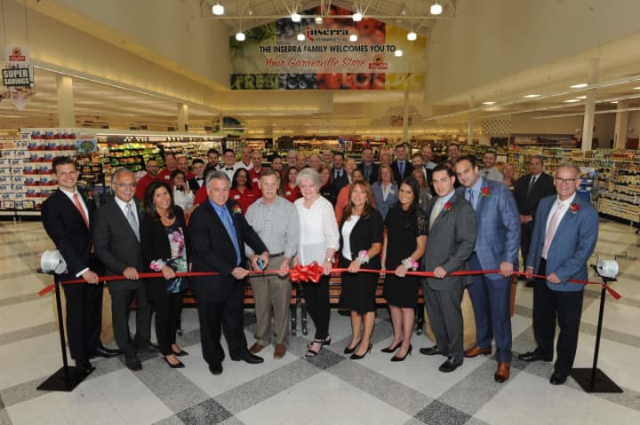 Inserra Supermarkets is celebrating the reopening of its newly renovated ShopRite grocery store in Garnerville.