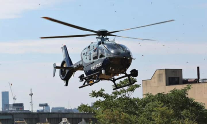 Massachusetts State Police helicopter