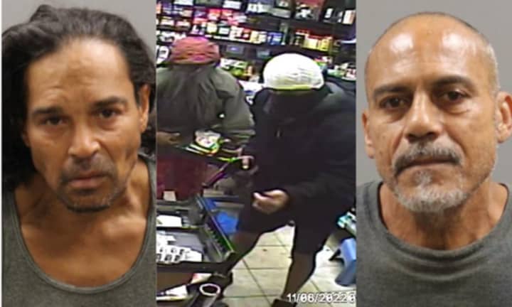 Eric Fontanez (left) and Jesus Marrero (right) were arrested for the robbery that happened at the South Street Racing Mart in Holyoke over the weekend.