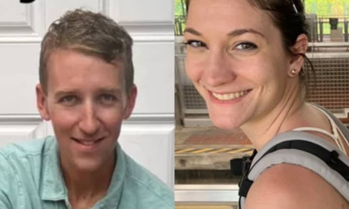 Donations for Patrick Clancy (left) have surpassed $1 million after his wife Lindsay Clancy (right) was charged with murdering the couple&#x27;s young children
