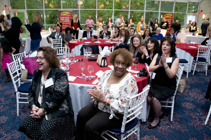 Guests enjoyed the fashion show at Dress for Success Mid-Fairfield County&#x27;s Toast to Success benefit. The organization depends on benefits and inventory sales to help support its mission.