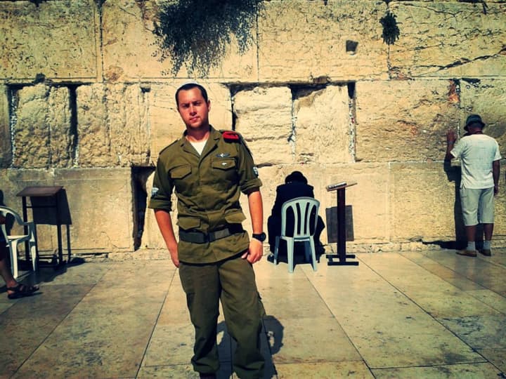 Larchmont resident Daniel Scopp served as a paratrooper in the Israel Defense Forces.