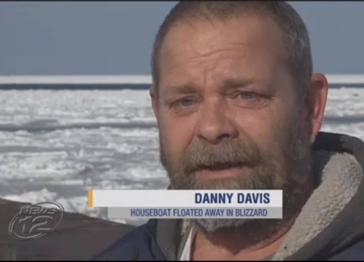 Danny Davis lost his houseboat in the blizzard.