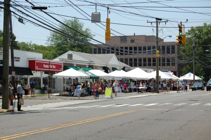 This Connecticut community, also known for its annual summer &quot;Sidewalk Sales,&quot; was ranked as the nation&#x27;s eighth richest town.