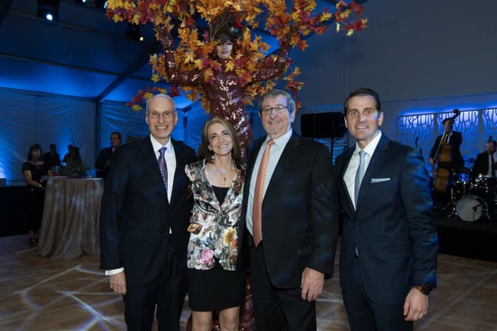 Scott D. Hayworth, MD, FACOG, CEO and Market Leader, Optum Tri-State, CEO of CareMount Health Solutions; his wife, former U.S. Rep. Nan Hayworth, MD; Michael Dowling, president and CEO of Northwell Health; Derek Anderson, executive director at NWH
