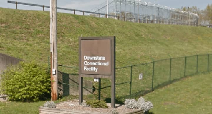 The entrance to the Downstate Correctional Facility in Fishkill.