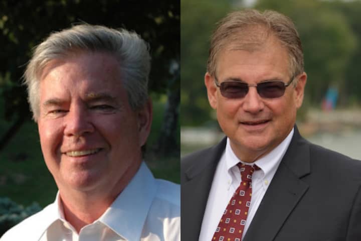 Brookfield First Selectman candidates Steve Dunn and William N. Tinsley
