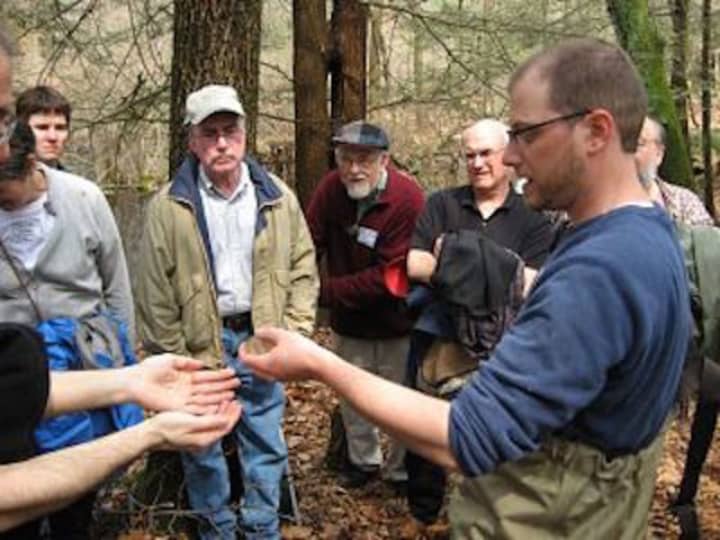 The Woodcock Nature Center in Wilton has selected Dr. Michael J. Rubbo, far right, as its new executive director.