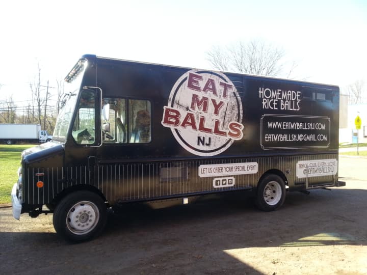 The Eat My Balls food truck.