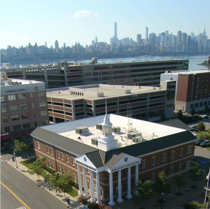 An aerial view of Edgewater.