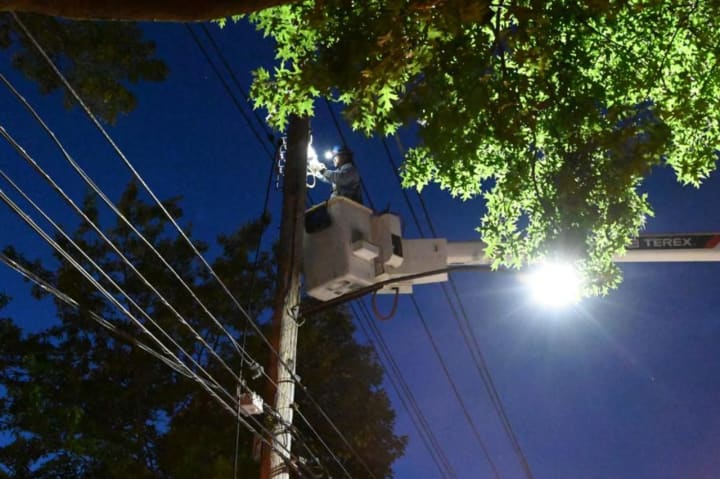 Utility crews worked through the night to restore power in the Hudson Valley.