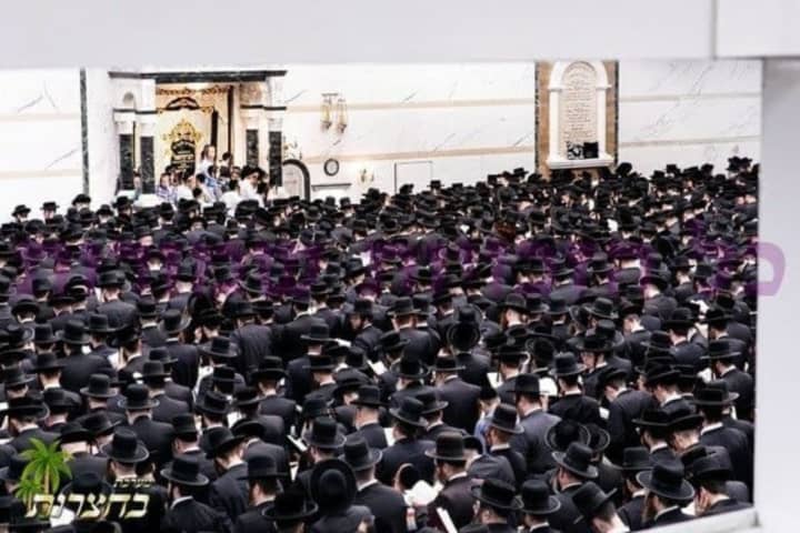 Thousands gathered in Kiryas Joel in violation of the state&#x27;s COVID-19 regulations.