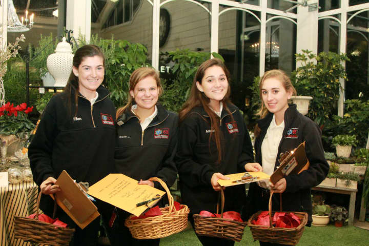 Ellen Ferguson, Megan Johnston, Antonia Demopoulos and Natalie Gorman from Post 53 at the 2015 Home for the Holidays event.