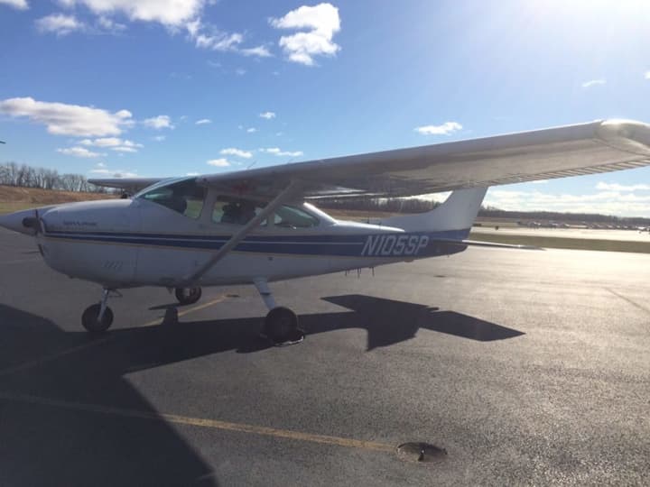Connecticut state troopers will be using this Cessna 182 Skylane to spot traffic violations from the air this Thanksgiving holiday.