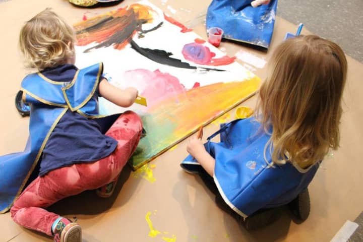 The festival&#x27;s drop-in activities are designed for children of all ages.