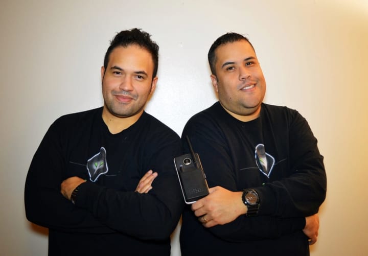 Elmwood Park brothers Robert and Hermes Jimenez have created a smart walkie-talkie, and they hope to win further backing through the Motorola &quot;Transform the Smartphone Challenge.&quot;