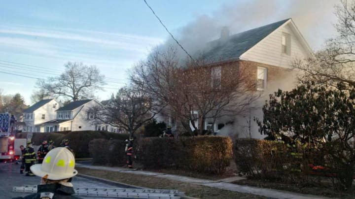 A home on St Marks Place in Mount Kisco was the scene of a fatal fire on Wednesday, Jan. 20, 2016.