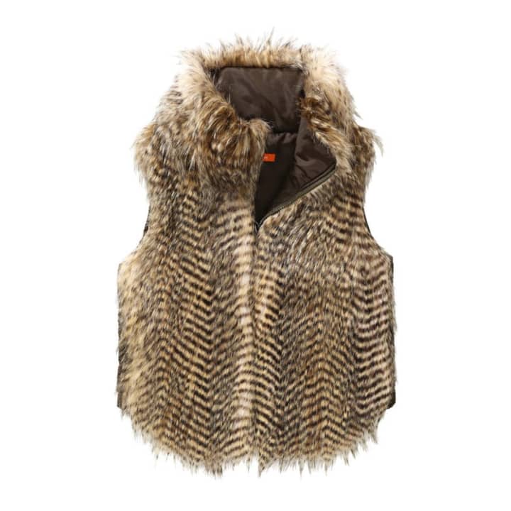 No animals were harmed in the making of this furry vest, one of the faux fabric garments and accessories that seem to be on every Rye shopper&#x27;s gift list.