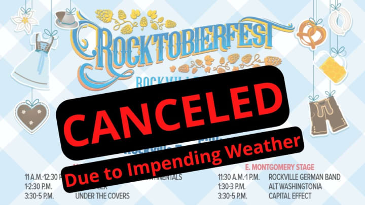 Rocktobierfest has been canceled