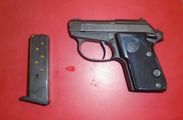 The .32 caliber handgun that was found in the 16-year-old defendant&#x27;s possession at the time of his arrest