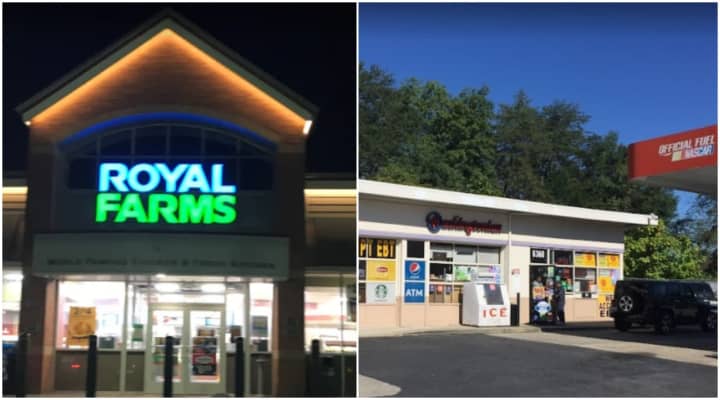 Royal Farms And Sunoco Gas Station Where The Two Lucky Ticket Were Sold