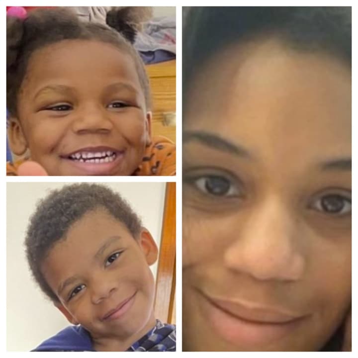 Aaliah King (top left) and Braelyn King (bottom left) and Eden Matthews.