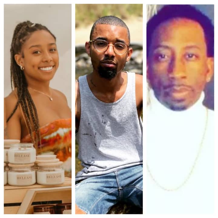 Kandace Florence (left), Jordan Edward Marshall (middle), and Courtez Hall were found dead under unknown circumstances at an Airbnb in Mexico City on Oct. 30.