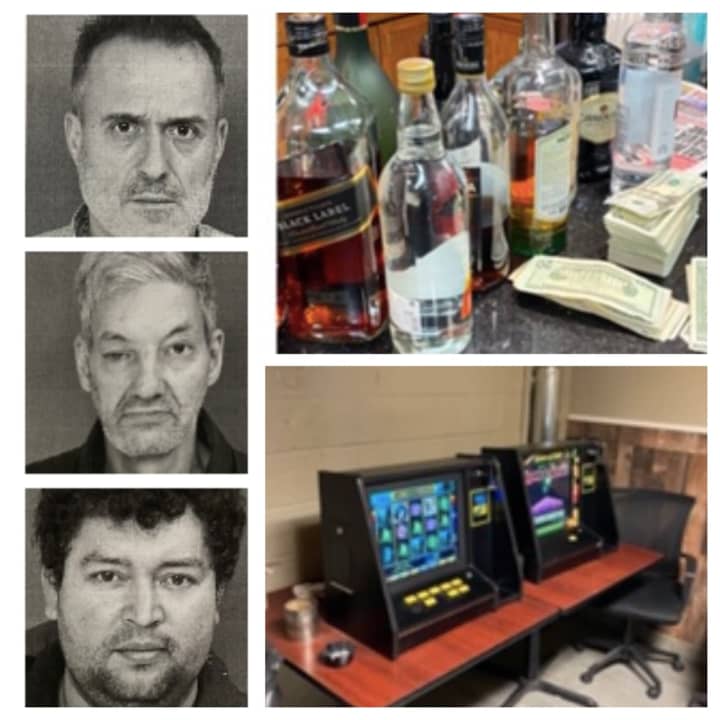 Jose DeSilva, Victor Pereira and Byron Barraza were charged in the 50-person gathering at an illegal Newark bar.