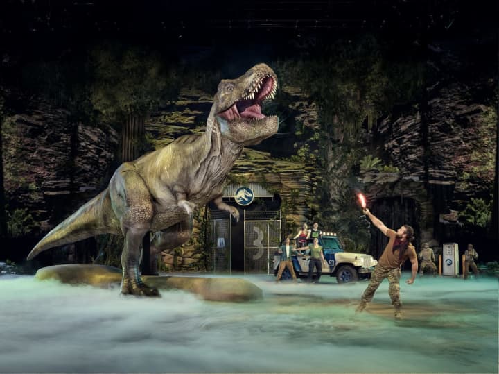 <p>It takes two people inside that T-Rex  — one of whom is Brittaney Talbot — to bring it to life.</p>
