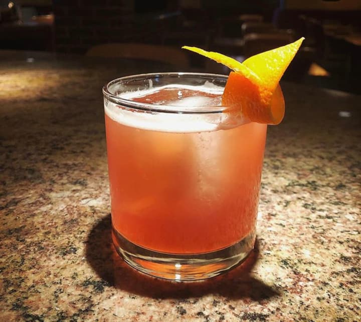 A cocktail from Tapastre in Somerville.