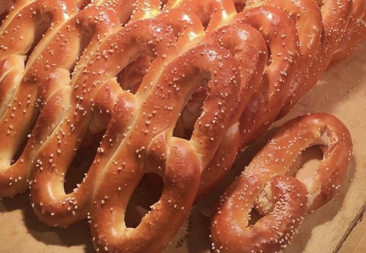 The Philly Pretzel Factory in Clifton is giving away free pretzels through Sunday.