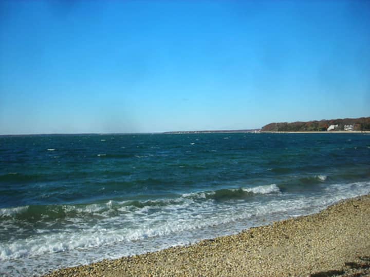 Great Peconic Bay in Suffolk where the man was injured.