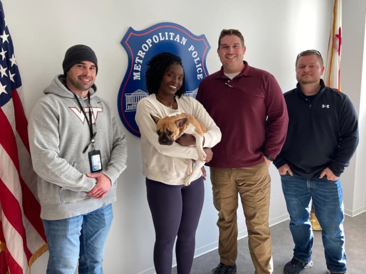 Hendrix was reunited with his owner at MPD Headquarters in DC.