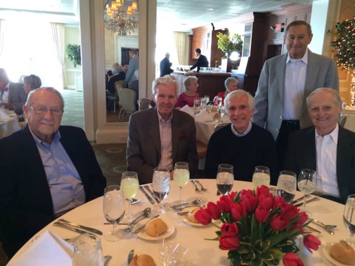 Paul Brezovsky, Port Chester, Frank Carr, Greenwich, Vito Fragala, White Plains, Ron Hollander (standing), Mamaroneck, and Arthur Regimbal, Stamford.