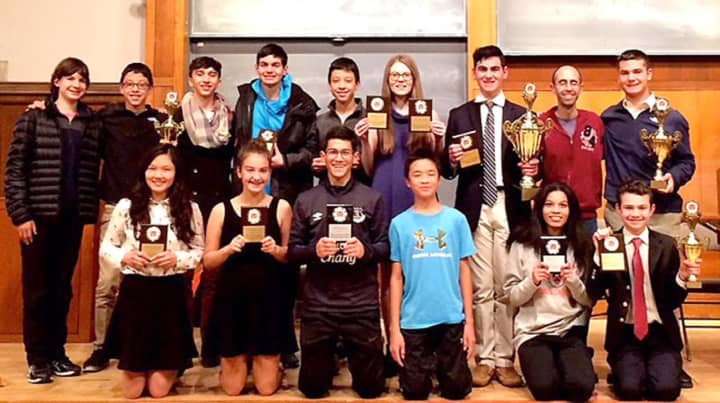Harrison High School debate team recently won a national competition at Princeton University.
