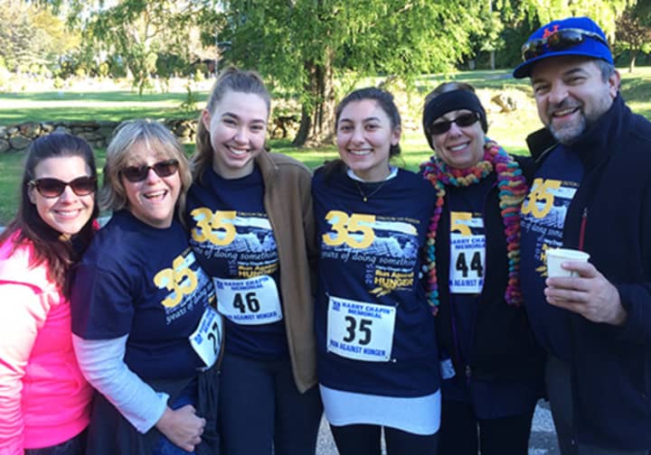 The Hudson Valley Graphic Design team in the Harry Chapin Memorial Run Against Hunger.