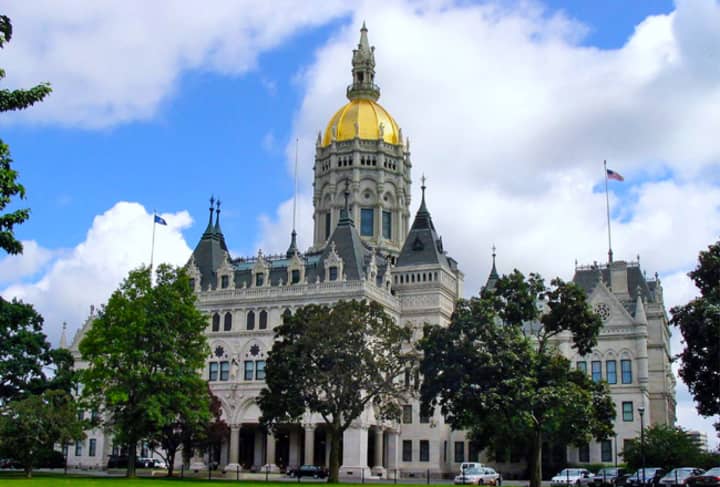 The state Capitol in Hartford