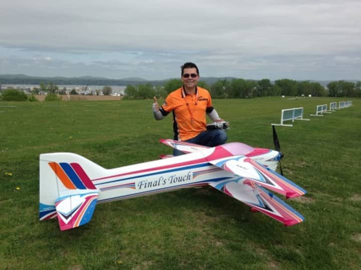 A participant in last year&#x27;s aerodrome event in Haverstraw.