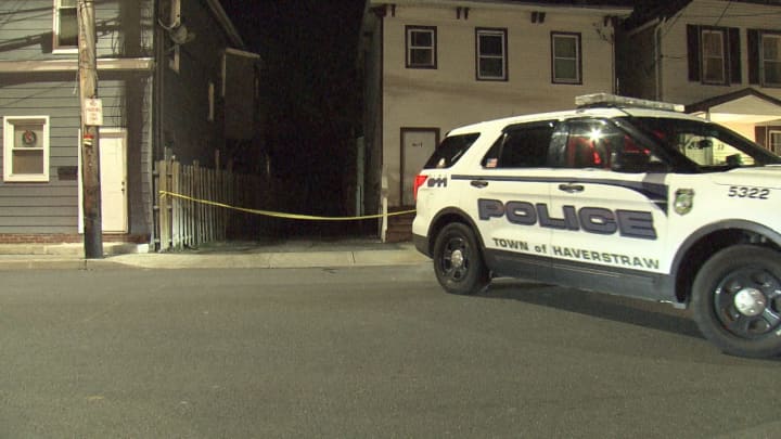 Haverstraw police are investigating the shooting of two men during a large gathering of people.