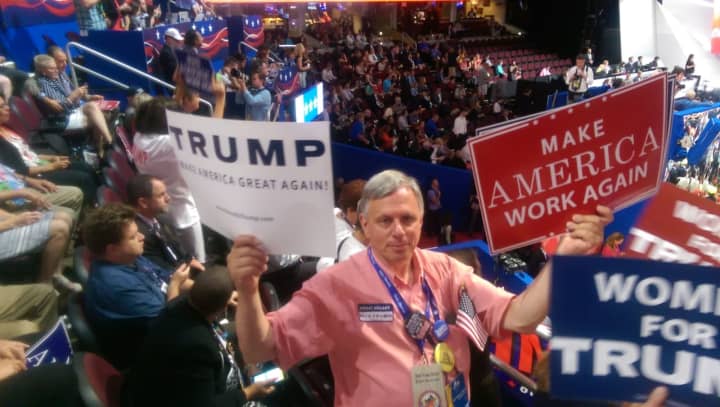 Howard Hellwinkel attended his first Republican convention in July.