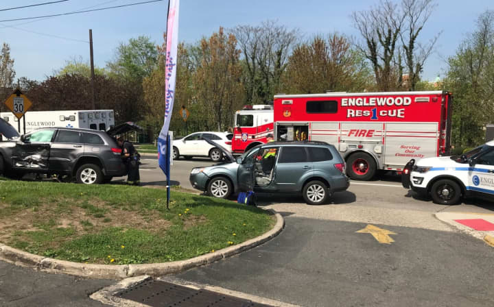 &quot;The second car hit the first car, which was making a left into IHOP. Not sure who was in the wrong. 2nd car damaged on the opposite side, which you can&#x27;t see. Second car driver was injured,&quot; said Steven Menconi, who took the photos.