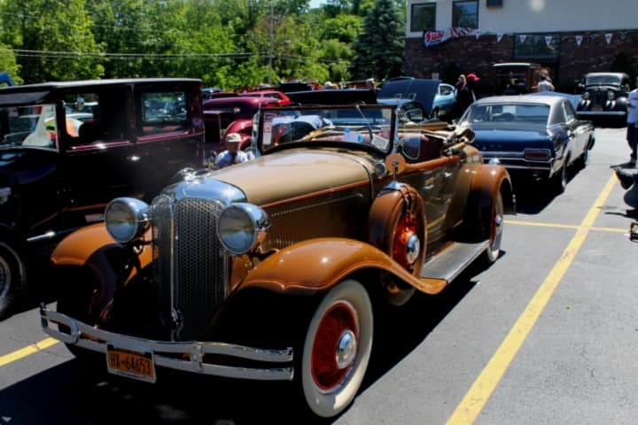 Some of the oldies at the Mahopac Falls Volunteer Fire Department Car Show.