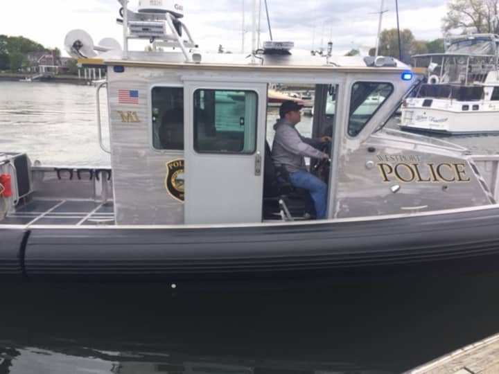 Marine 1 arrival at Compo Marina driven by Marine Officer Kevin Smith.