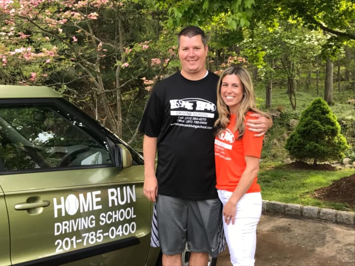 Mike and Michelle Branagh of Mahwah own Home Run Driving School.