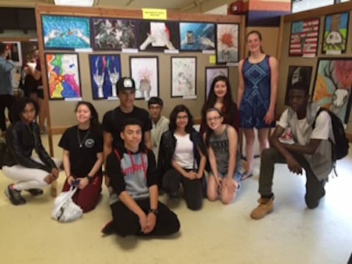 Maywood art students recently participated at the Bergen Teen Arts Festival.