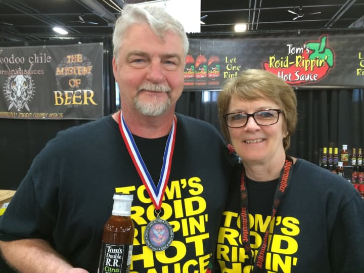 Tom and Diane Slosser love all things hot sauce at their Monroe shop The Angry Pepper.