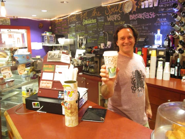 Chris Marino, owner of Cool Beans in Oradell.