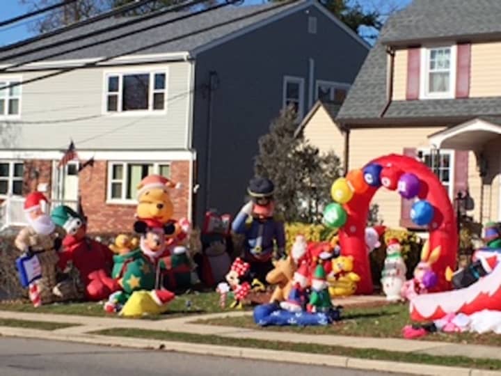 A home in Port Chester gets into the holiday spirit.